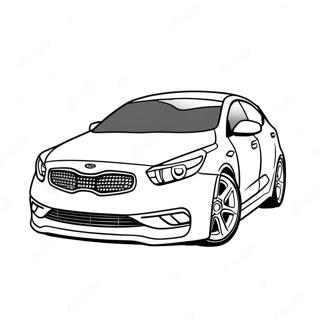 Kia Sportwagen Ausmalbild | Kia Ausmalbild