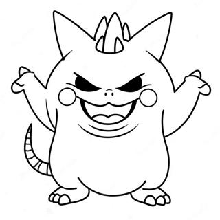 Gengar Ausmalbild | Gengar Ausmalbild