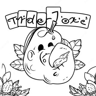 Trader Joe's Logo Ausmalbild | Trader Joe's Ausmalbild