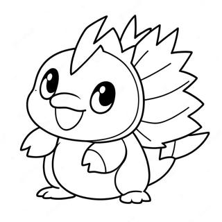 Cyndaquil in Aktion Ausmalbild | Cyndaquil Ausmalbild