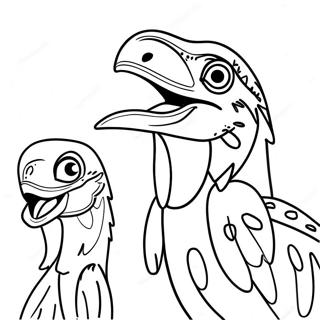 Raptoren Ausmalbild | Raptoren Ausmalbild