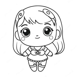 Kawaii Chibi Ausmalbild | Kawaii Chibi Ausmalbild