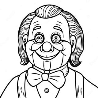 Billy die Puppe Ausmalbild | Billy die Puppe Ausmalbild