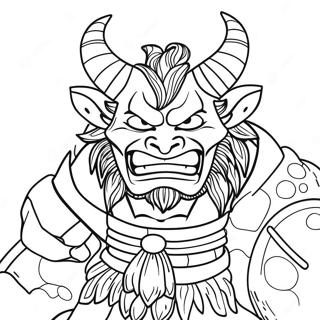Oni Ausmalbild | Oni Ausmalbild