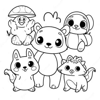 Pajanimals Ausmalbild | Pajanimals Ausmalbild