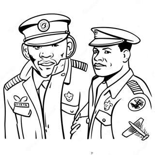Tuskegee Airmen Ausmalbild | Tuskegee Airmen Ausmalbild