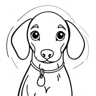 Weimaraner Welpe Ausmalbild | Weimaraner Ausmalbild