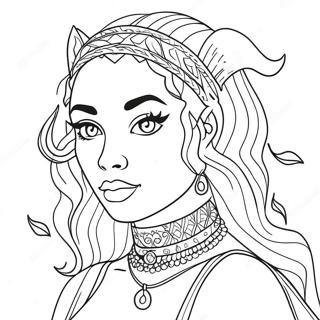 Doja Cat Ausmalbild | Doja Cat Ausmalbild