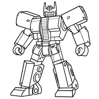 Lego Transformers Ausmalbild | Lego Transformers Ausmalbild
