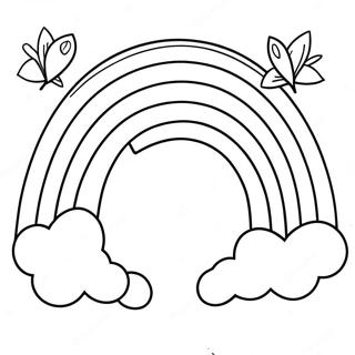 Gottes Versprechen Regenbogen Ausmalbild | Gottes Versprechen Regenbogen Ausmalbild