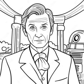 Dr. Who Ausmalbild | Dr. Who Ausmalbild