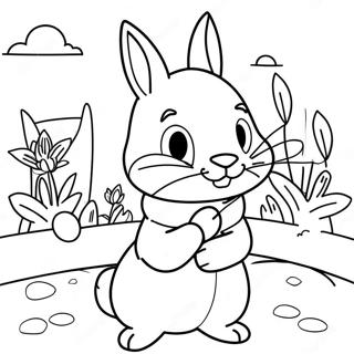 Ausmalbild von Peter Hase | Peter Ausmalbild
