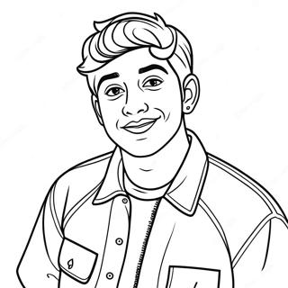 Faze Rug Ausmalbild | Faze Rug Ausmalbild