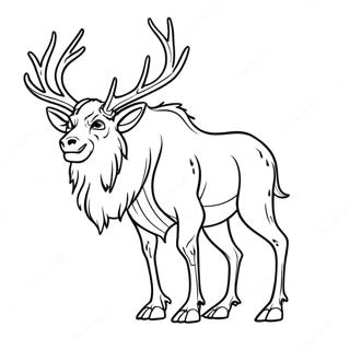 Wendigo Ausmalbild | Wendigo Ausmalbild