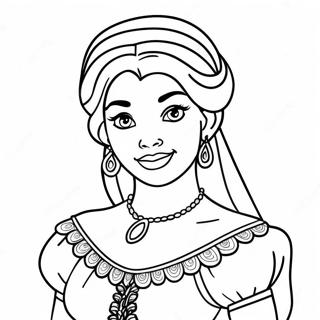 Esmeralda Ausmalbild | Esmeralda Ausmalbild