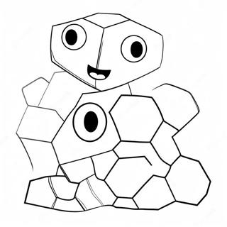 Q*bert Ausmalbild | Q*bert Ausmalbild