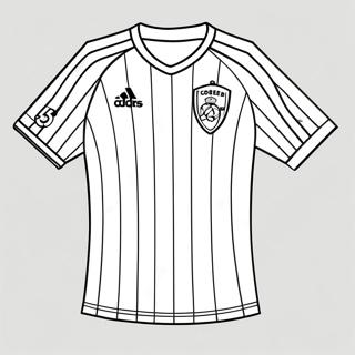 Fußballtrikot Ausmalbild | Fußballtrikot Ausmalbild