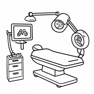 Spaß mit Radiologie-Ausrüstung Ausmalbild | Radiologie Ausmalbild