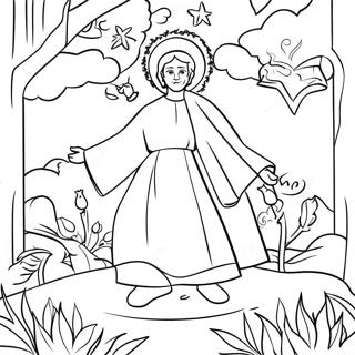 Advent Jesse Baum Ausmalbild | Jesse Baum Ausmalbild