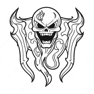 Monster Energy Logo Ausmalbild | Monster Energie Ausmalbild