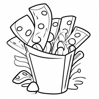 Chips Ausmalbild | Chips Ausmalbild
