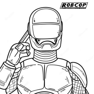 Robocop Ausmalbild | Robocop Ausmalbild