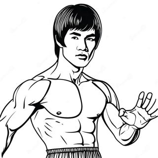 Bruce Lee Ausmalbild | Bruce Lee Ausmalbild