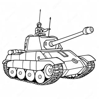 Tiger Panzer Ausmalbild | Tiger Panzer Ausmalbild
