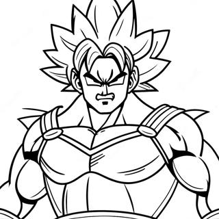 Bardock Ausmalbild | Bardock Ausmalbild