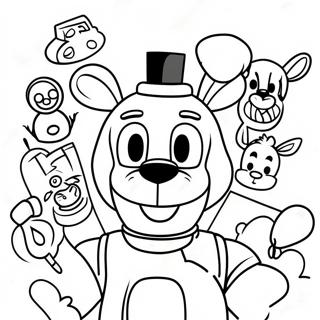 FNAF SB Ausmalbild | FNAF SB Ausmalbild