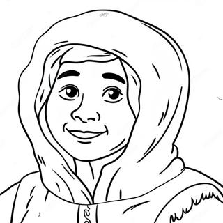 Eskimo Ausmalbild | Eskimo Ausmalbild
