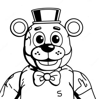 FNAF Lefty Ausmalbild | FNAF Lefty Ausmalbild