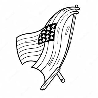 Flaggen Ausmalbild für Kinder | Flagge Ausmalbild