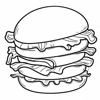 Whataburger Logo Ausmalbild | Whataburger Ausmalbild