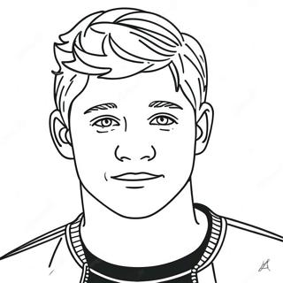 Niall Horan Ausmalbild | Niall Horan Ausmalbild