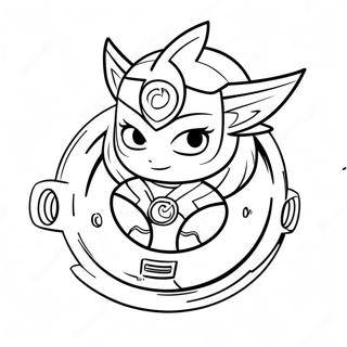 Valkyrie Beyblade Ausmalbild | Valkyrie Beyblade Ausmalbild