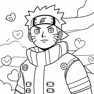 Naruto mit zusätzlichen Toppings Ausmalbild | Naruto Ramen essen Ausmalbild