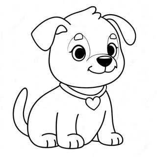 Niedliches Shiloh Hund Ausmalbild | Shiloh Ausmalbild