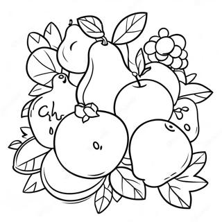 Frucht des Geistes Ausmalbild | Frucht des Geistes Ausmalbild