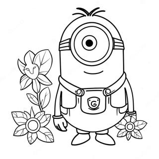 Minion Kevin Ausmalbild | Minion Kevin Ausmalbild