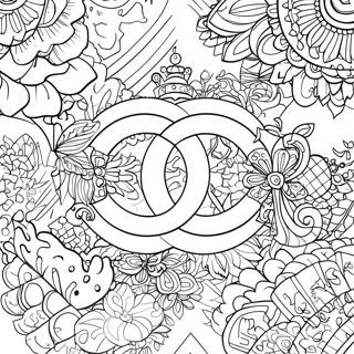 Chanel Logo Ausmalbild | Chanel Ausmalbild