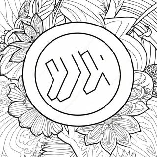 Deftones Band Logo Ausmalbild | Deftones Ausmalbild