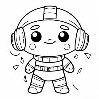 Niedlicher Klombo Fortnite Ausmalbild | Klombo Fortnite Ausmalbild
