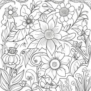 William Morris Naturinspiriertes Ausmalbild | William Morris Ausmalbild