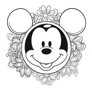 Mickey Mouse Gesicht Ausmalbild | Mickey Maus Gesicht Ausmalbild