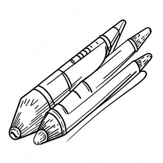 Buntstift Ausmalbild für Kinder | Buntstift Ausmalbild