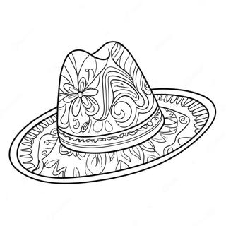 Sombrero Ausmalbild | Sombrero Ausmalbild