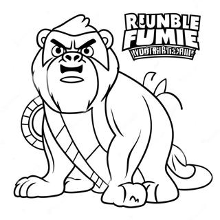 Rumble Film Ausmalbild | Rumble Film Ausmalbild