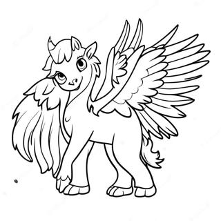 Hippogreif Ausmalbild | Hippogreif Ausmalbild