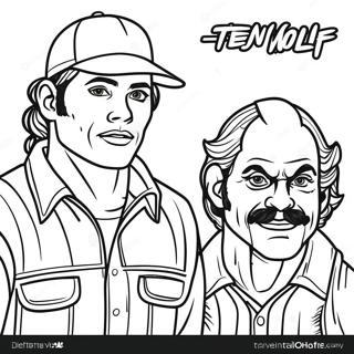 Teen Wolf Ausmalbild | Teen Wolf Ausmalbild